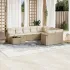 Set canapele de grădină cu perne 10 piese gri deschis poliratan GartenMobel Dekor