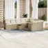 Set mobilier de grădină cu perne, 10 piese, gri, poliratan GartenMobel Dekor