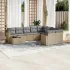 Set canapele de grădină cu perne 10 piese gri deschis poliratan GartenMobel Dekor