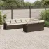 Set canapele de grădină cu perne 10 piese gri deschis poliratan GartenMobel Dekor