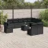 Set canapele de grădină cu perne, 11 piese, bej, poliratan GartenMobel Dekor