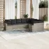 Set canapele de grădină, 9 piese, cu perne, gri, poliratan GartenMobel Dekor