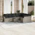 Set mobilier de grădină cu perne, 10 piese, gri, poliratan GartenMobel Dekor