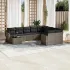 Set canapele de grădină cu perne 10 piese gri deschis poliratan GartenMobel Dekor