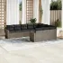 Set canapele de grădină cu perne 10 piese gri deschis poliratan GartenMobel Dekor