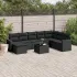 Set canapele de grădină cu perne, 9 piese gri deschis poliratan GartenMobel Dekor