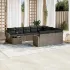 Set canapele de grădină cu perne, 11 piese, bej, poliratan GartenMobel Dekor