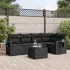 Set canapele de grădină cu perne, 6 piese, bej, poliratan GartenMobel Dekor