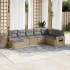 Set canapele de grădină cu perne, 8 piese, gri, poliratan GartenMobel Dekor