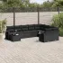 Set canapele de grădină cu perne, 10 piese, bej, poliratan GartenMobel Dekor