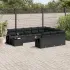 Set canapele de grădină cu perne, 11 piese, bej, poliratan GartenMobel Dekor