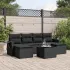 Set canapele de grădină, 7 piese, cu perne, bej, poliratan GartenMobel Dekor