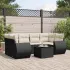 Set canapele de grădină cu perne, 7piese gri deschis poliratan GartenMobel Dekor
