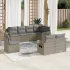 Set canapele de grădină cu perne, 8 piese, maro, poliratan GartenMobel Dekor