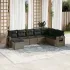 Set canapele de grădină cu perne, 8 piese, gri, poliratan GartenMobel Dekor
