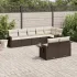 Set canapele de grădină, 8 piese, cu perne, bej, poliratan GartenMobel Dekor