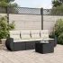 Set canapele de grădină cu perne, 5 piese, bej, poliratan GartenMobel Dekor