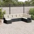 Set canapele de grădină cu perne, 8 piese, gri, poliratan GartenMobel Dekor