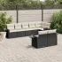 Set canapele de grădină, 8 piese, cu perne, bej, poliratan GartenMobel Dekor