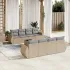 Set canapele de grădină, 9 piese, cu perne, gri, poliratan GartenMobel Dekor