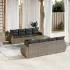 Set canapele de grădină, 9 piese, cu perne, gri, poliratan GartenMobel Dekor