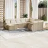 Set canapele de grădină cu perne, 10 piese, maro, poliratan GartenMobel Dekor