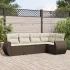 Set canapele de grădină cu perne, 5 piese, bej, poliratan GartenMobel Dekor