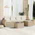 Set mobilier grădină cu perne, 6 piese, gri, poliratan GartenMobel Dekor
