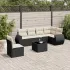 Set canapele de grădină cu perne, 7piese gri deschis poliratan GartenMobel Dekor