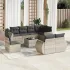 Set canapele de grădină cu perne, 9 piese gri deschis poliratan GartenMobel Dekor