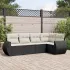 Set canapele de grădină cu perne, 5 piese, bej, poliratan GartenMobel Dekor