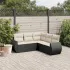 Set canapele de grădină cu perne, 5 piese, bej, poliratan GartenMobel Dekor