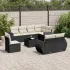 Set canapele de grădină cu perne, 9 piese gri deschis poliratan GartenMobel Dekor