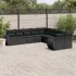 Set canapele de grădină cu perne 10 piese gri deschis poliratan GartenMobel Dekor
