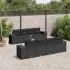 Set canapele de grădină, 9 piese, cu perne, bej, poliratan GartenMobel Dekor