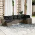 Set canapele de grădină cu perne, 7piese gri deschis poliratan GartenMobel Dekor