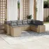 Set canapele de grădină cu perne, 9 piese gri deschis poliratan GartenMobel Dekor