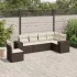 Set canapele de grădină cu perne, 6 piese gri deschis poliratan GartenMobel Dekor