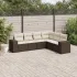 Set canapele de grădină cu perne, 6 piese gri deschis poliratan GartenMobel Dekor