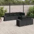 Set canapele de grădină cu perne, 7piese gri deschis poliratan GartenMobel Dekor