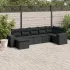 Set canapele de grădină cu perne, 7piese gri deschis poliratan GartenMobel Dekor