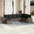 Set canapele de grădină, 8 piese, cu perne, bej, poliratan GartenMobel Dekor