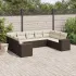 Set canapele de grădină cu perne, 9 piese gri deschis poliratan GartenMobel Dekor
