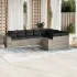Set canapele de grădină cu perne, 9 piese, maro, poliratan GartenMobel Dekor