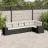 Set mobilier grădină cu perne, 6 piese, gri, poliratan GartenMobel Dekor