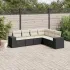Set canapele de grădină cu perne, 6 piese gri deschis poliratan GartenMobel Dekor