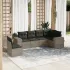 Set canapele de grădină cu perne, 6 piese gri deschis poliratan GartenMobel Dekor