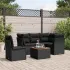 Set mobilier grădină cu perne, 6 piese, gri, poliratan GartenMobel Dekor