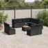 Set canapele de grădină, 12 piese, cu perne, bej, poliratan GartenMobel Dekor
