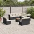 Set canapele de grădină, 12 piese, cu perne, bej, poliratan GartenMobel Dekor